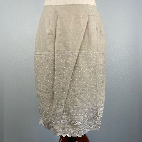 NWT Vintage Laura Leigh Ltd. Linen Top and Matching Skirt Size 10 - Picture 10 of 14